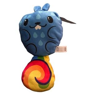 Dogs vs Squirls CHEWY SQUIRL #023 Bean Bag Plush Purple Wave Cepia 9”